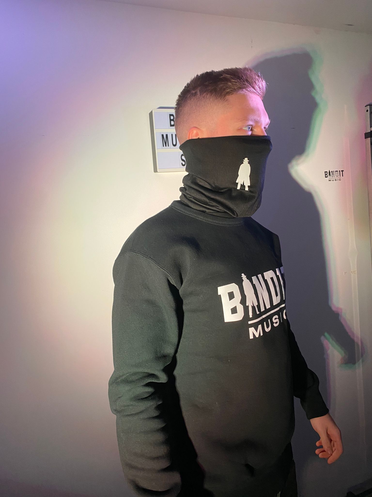 Bluza "Bandit Music" Neagra - Bandit Music